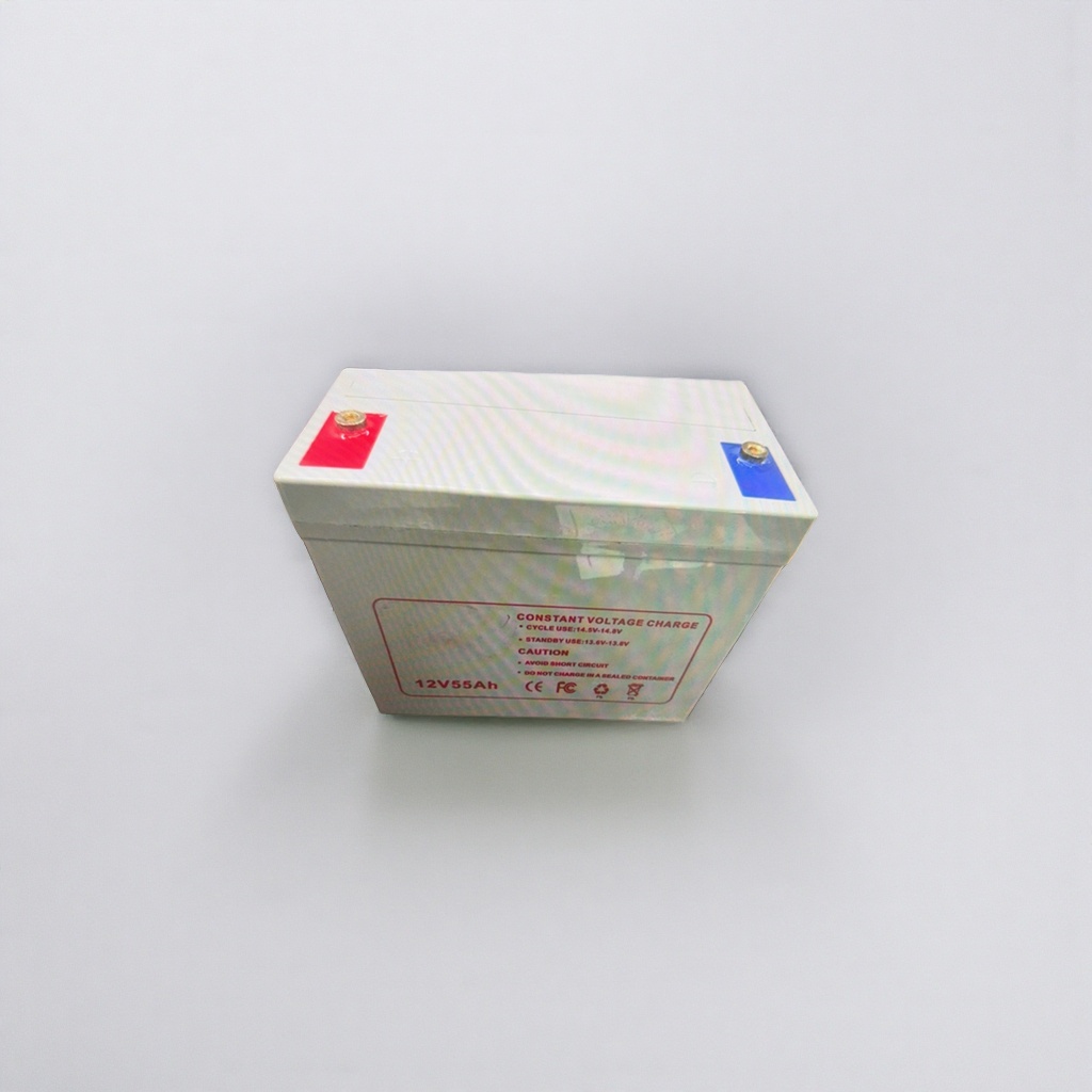白色蓄电池 12V 7Ah 铅酸免维护电动车摩托车用