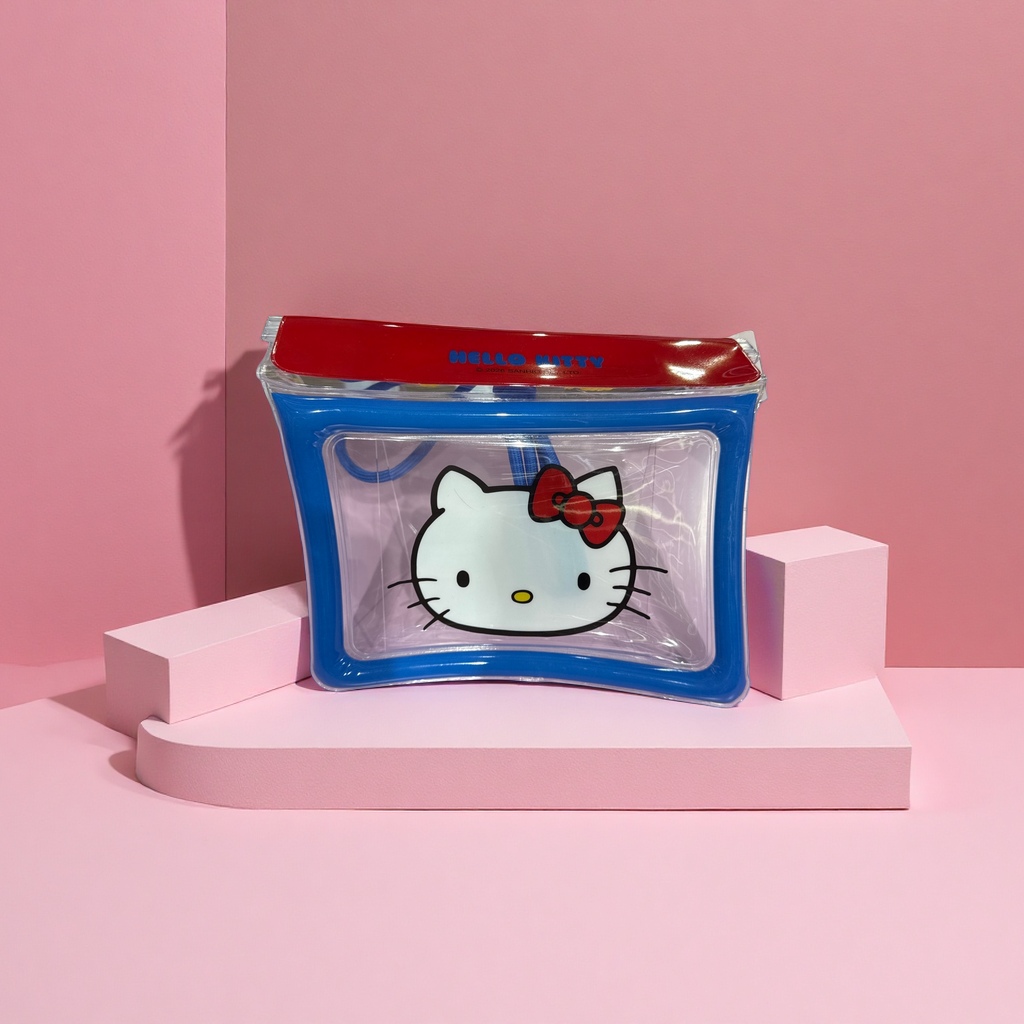 Hello Kitty蓝色正版蓝红防水袋防水袋手机