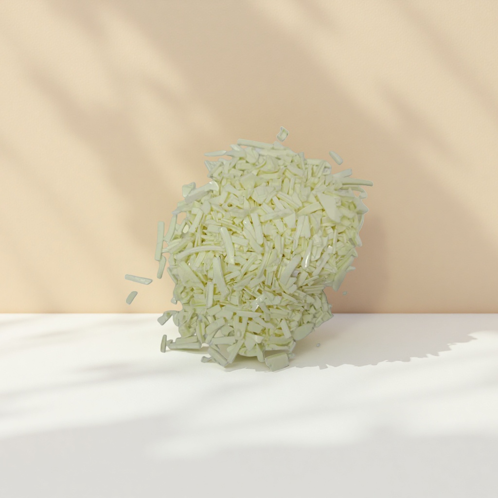 Light yellow, flaky natural plant scented wax granules Specification image