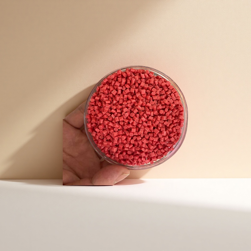 Red granular plastic raw material PP polypropylene general-purpose injection molding grade details Picture