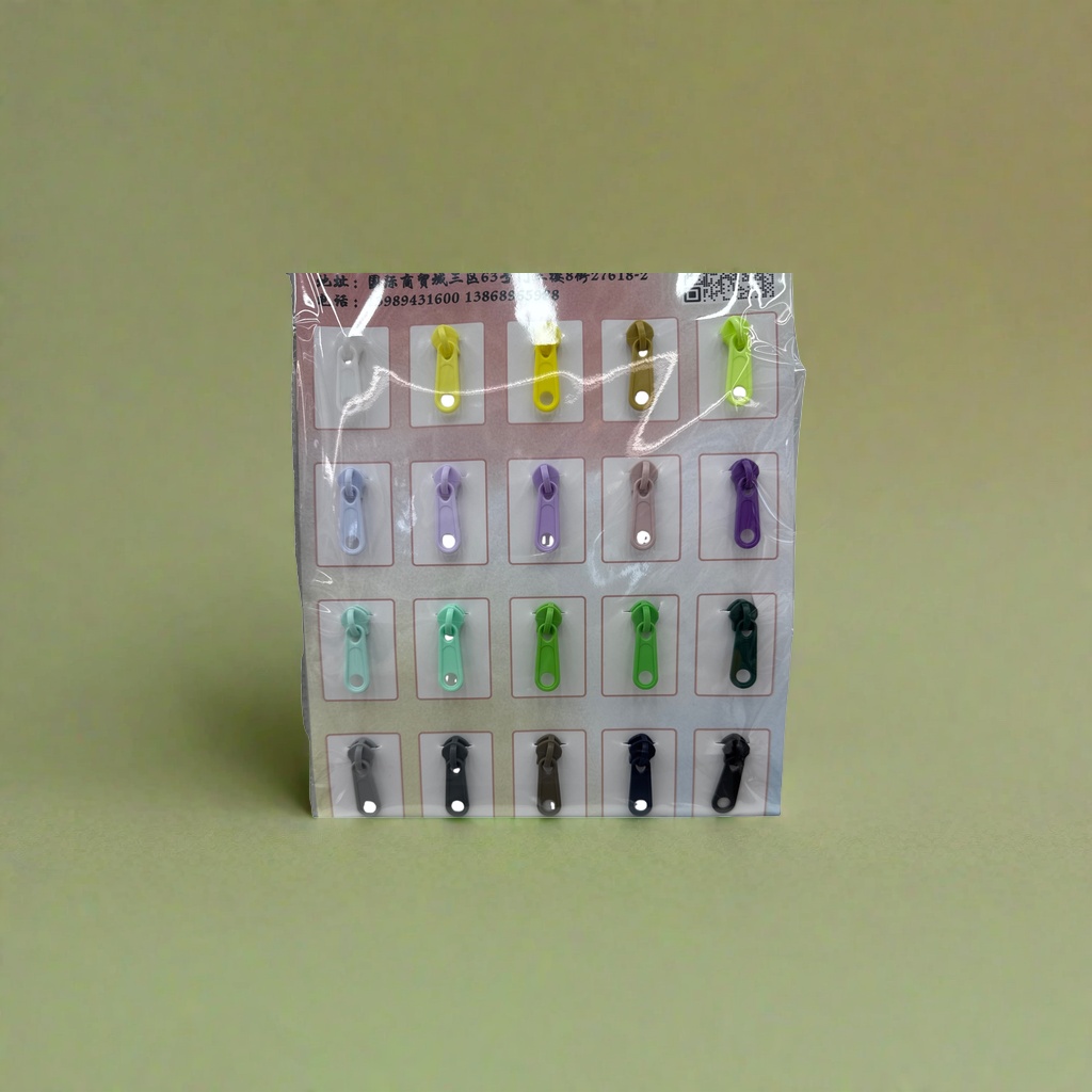 Colorful zipper pull display board, metal zipper accessory storage board, multi-functional organization and display stand Application Scenario
