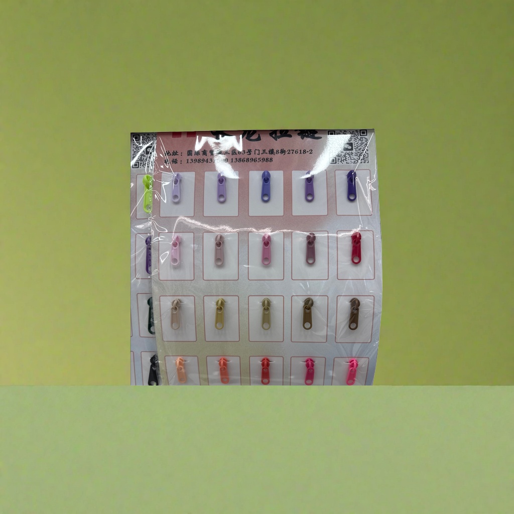 Colorful zipper pull display board, acrylic transparent storage rack, multi-compartment classification and organization tool Specification image