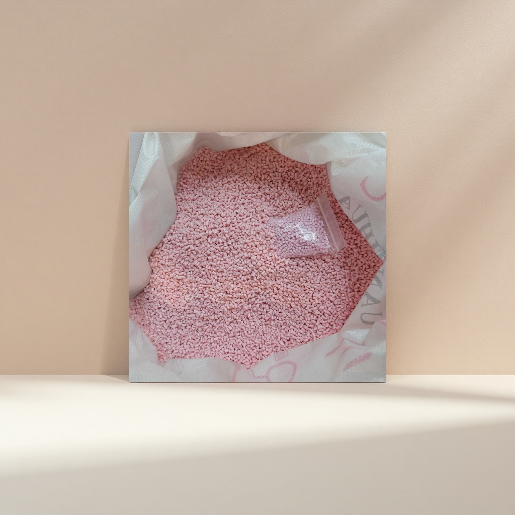 Pink granular plastic raw material PP polypropylene injection molding grade general-purpose type details Picture