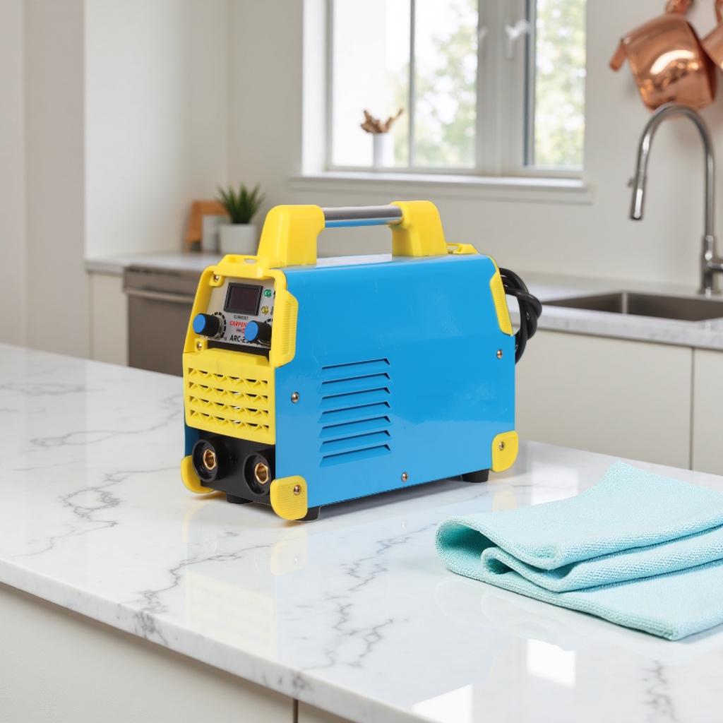 Blue and yellow alternating electric welding machine, 220V household DC manual welding machine, portable multi-functional welding machine