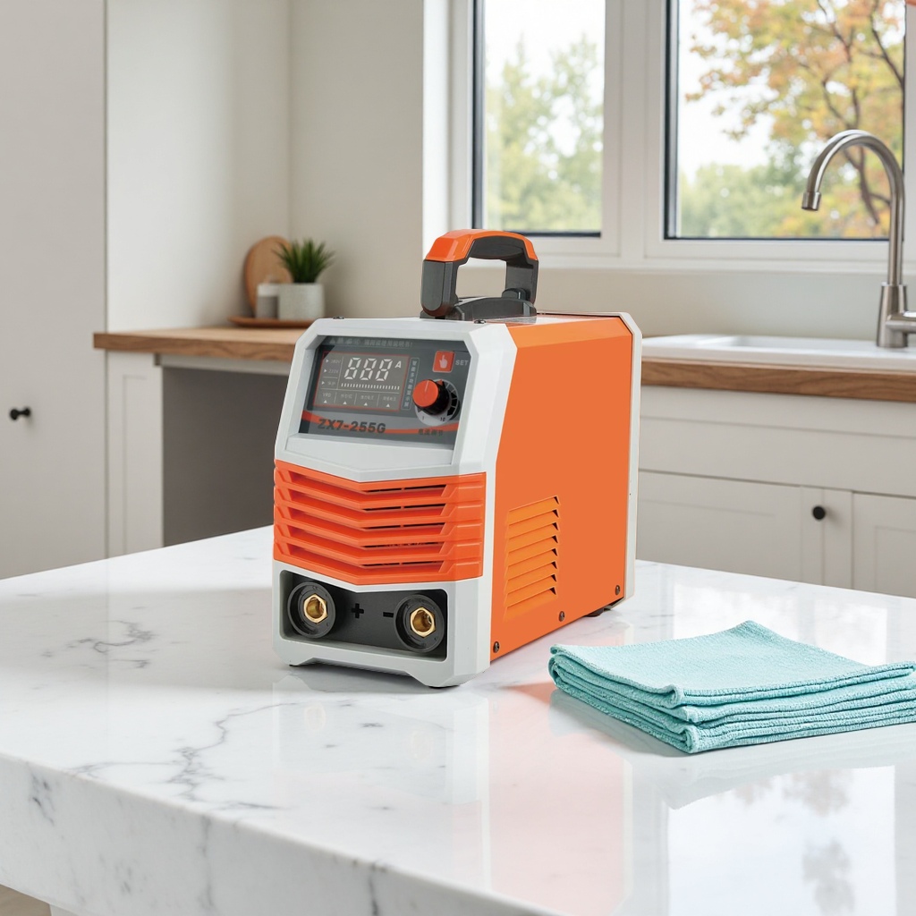 Blue and yellow alternating electric welding machine, 220V household DC manual welding machine, portable multi-functional welding machine Application Scenario