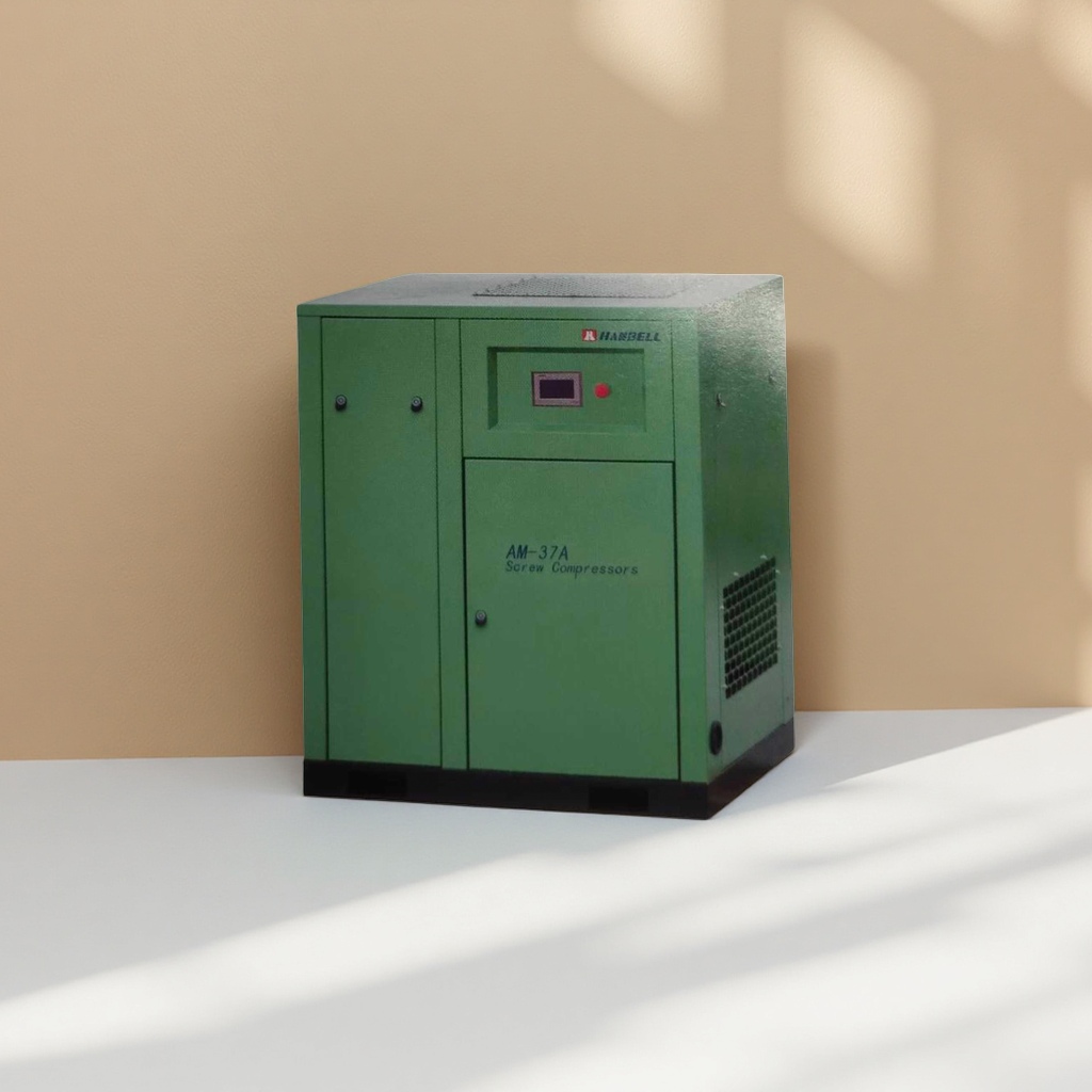 Green screw air compressor, industrial-grade, silent and energy-saving, permanent magnet variable frequency twin-screw