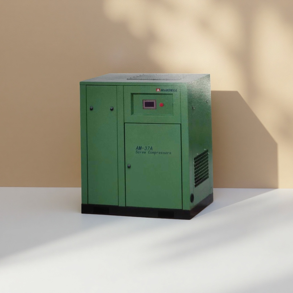 Green screw air compressor, industrial-grade, silent and energy-saving, permanent magnet variable frequency twin-screw details Picture