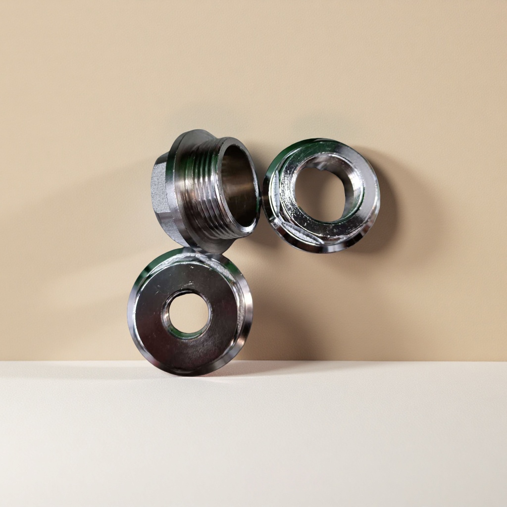 Silver metal nut parts, 304 stainless steel hexagonal nuts, M6, M8, M10 specifications details Picture