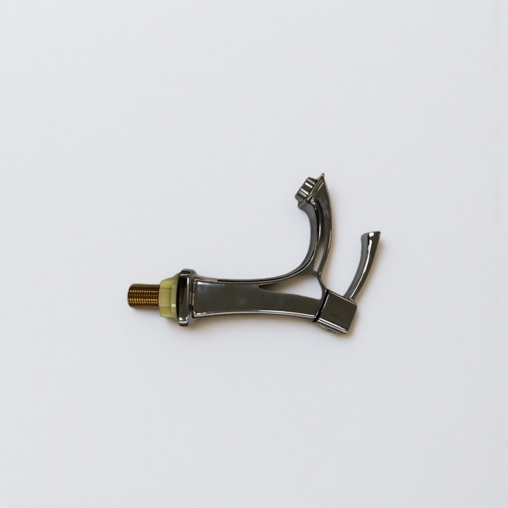 Silver faucet with thickened electroplating layer, scratch-resistant and wear-resistant, kitchen single-hole pull-out faucet Specification image