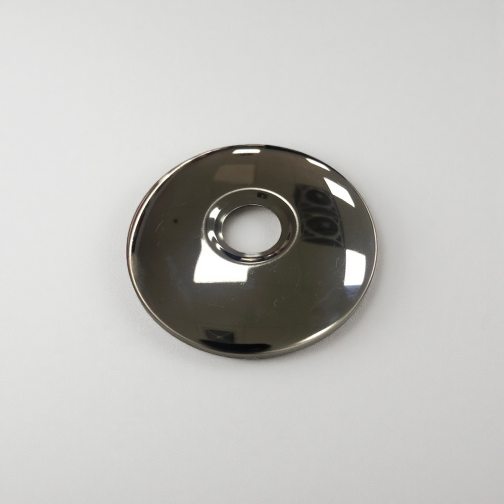 Silver metal circular lid sealed dust-proof kitchen storage tank accessories Specification image