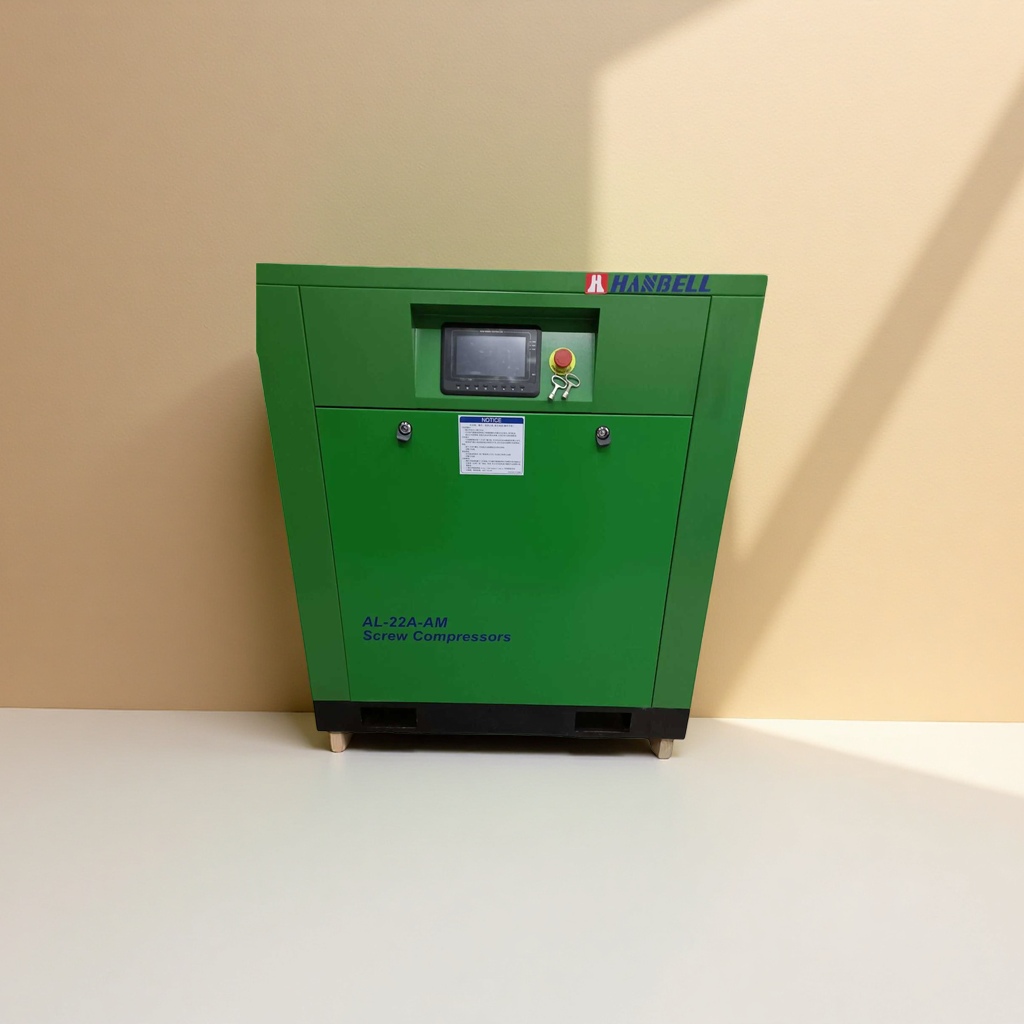 Green screw air compressor for industrial use, energy-saving and silent permanent magnet variable frequency Specification image