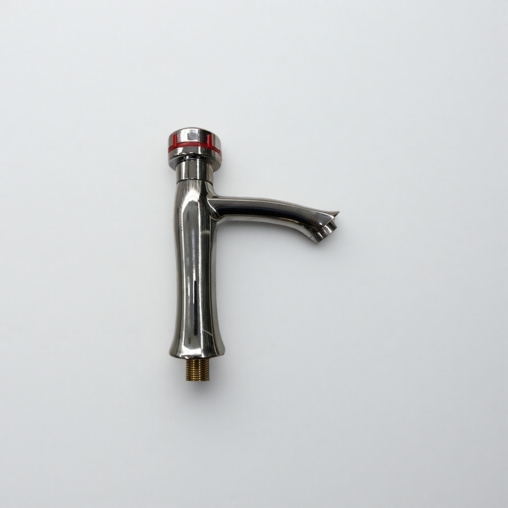 Silver faucet with thickened electroplating layer, scratch-resistant and wear-resistant, kitchen countertop pull-out faucet details Picture