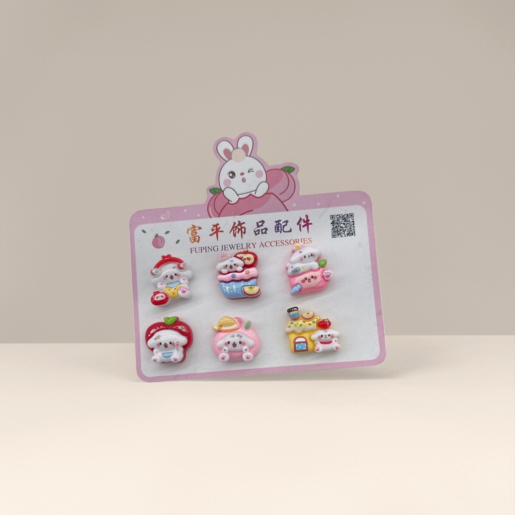 Pink card accessories, handmade DIY decorative materials, creative gift packaging accessories details Picture