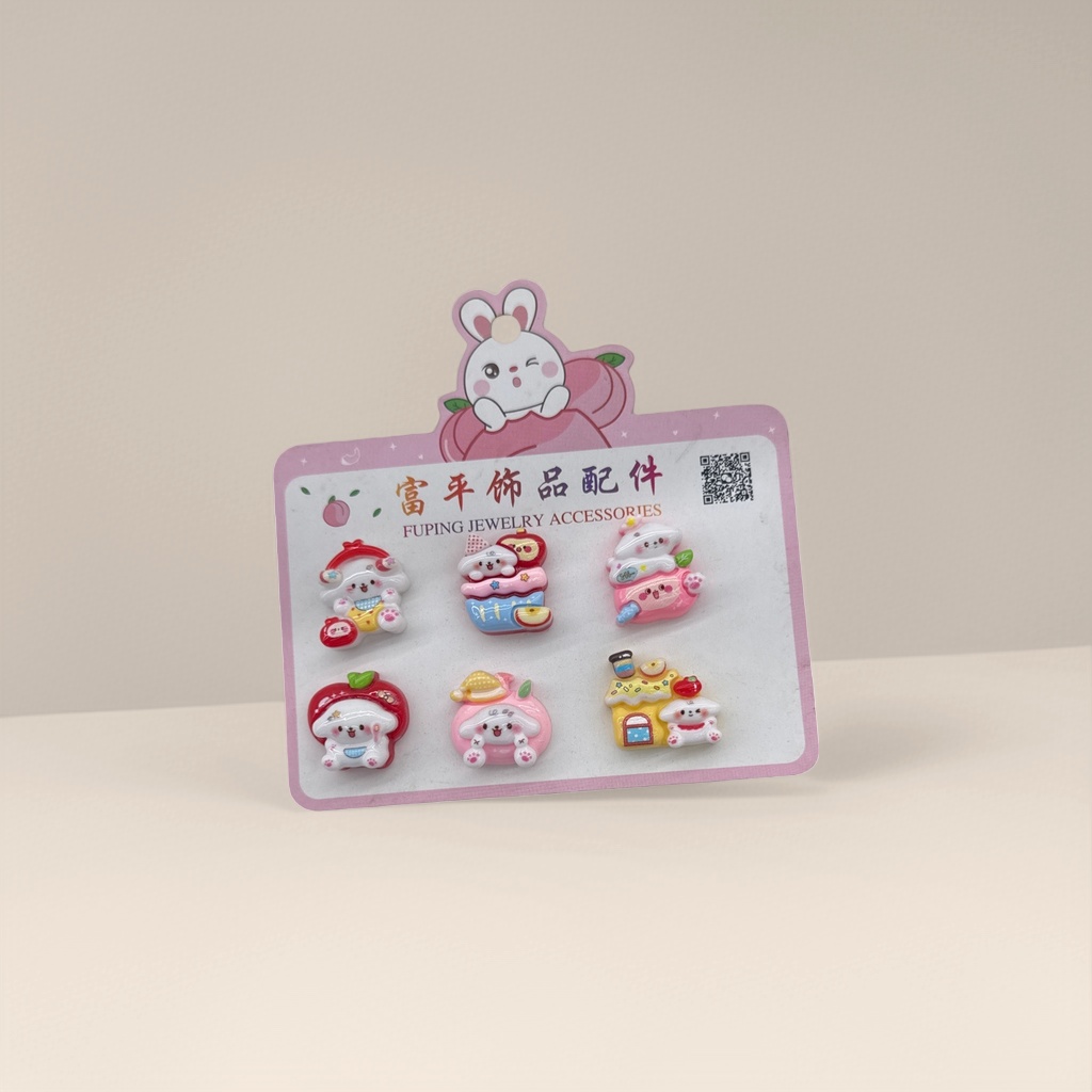 Pink card accessories, handmade DIY decorative materials, creative gift packaging accessories Specification image