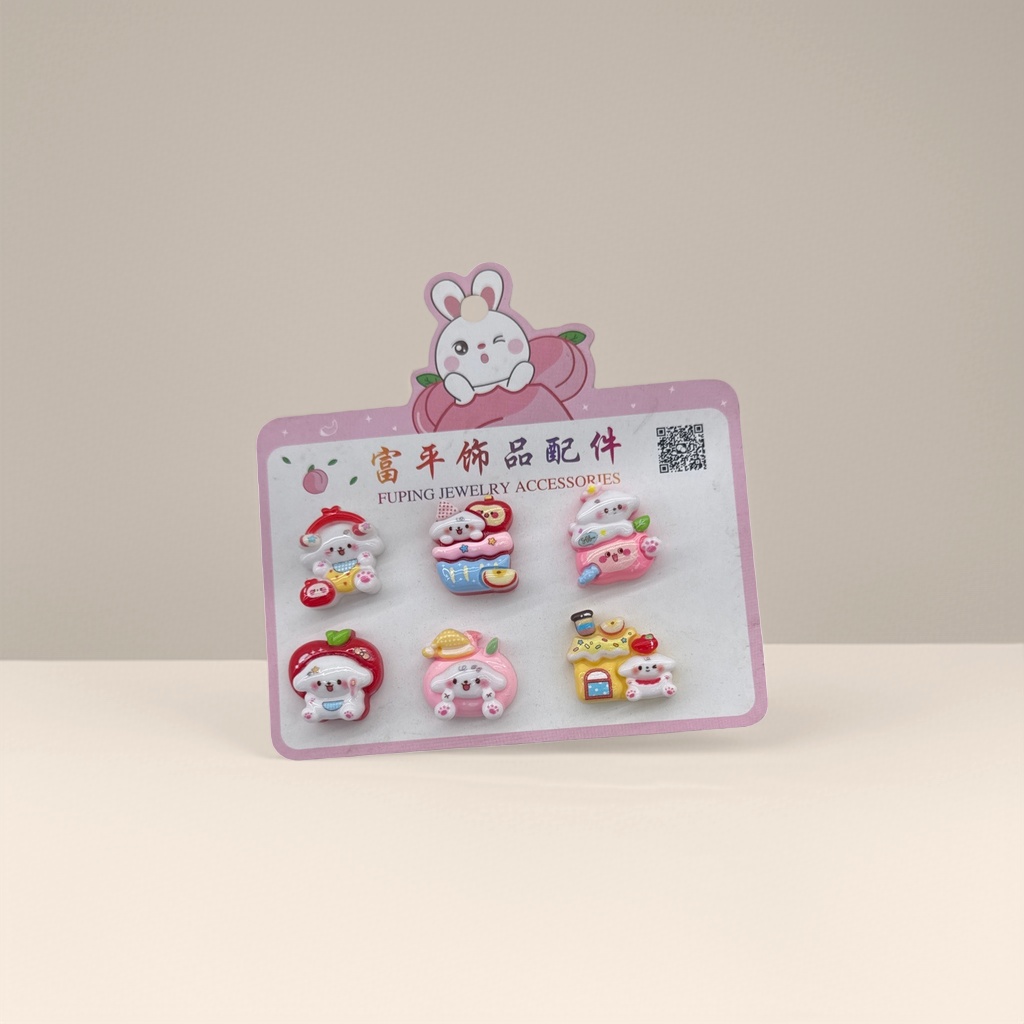 粉色卡片饰品配件手工DIY装饰材料创意礼物包装辅料