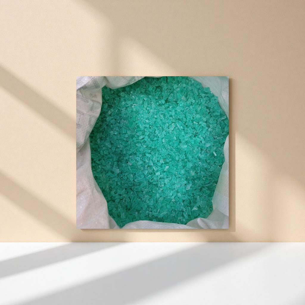 Green crystal particle stain remover is powerful for removing stains and is suitable for household use