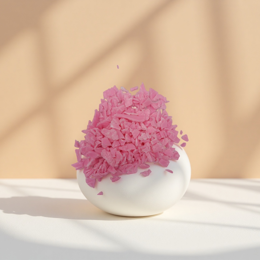 Pink plastic scraps, DIY decorative materials, creative art accessories Specification image