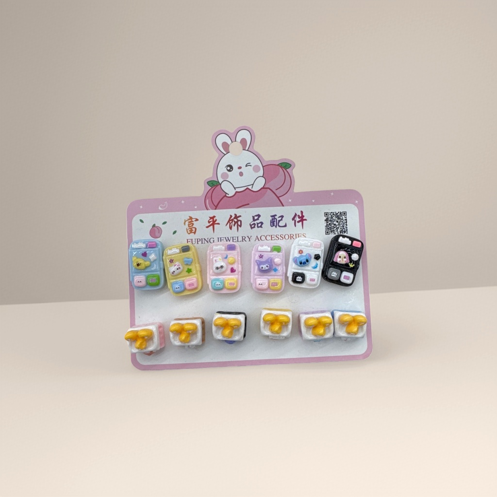 彩色手机造型饰品配件 个性创意桌面摆件装饰品 Specification image