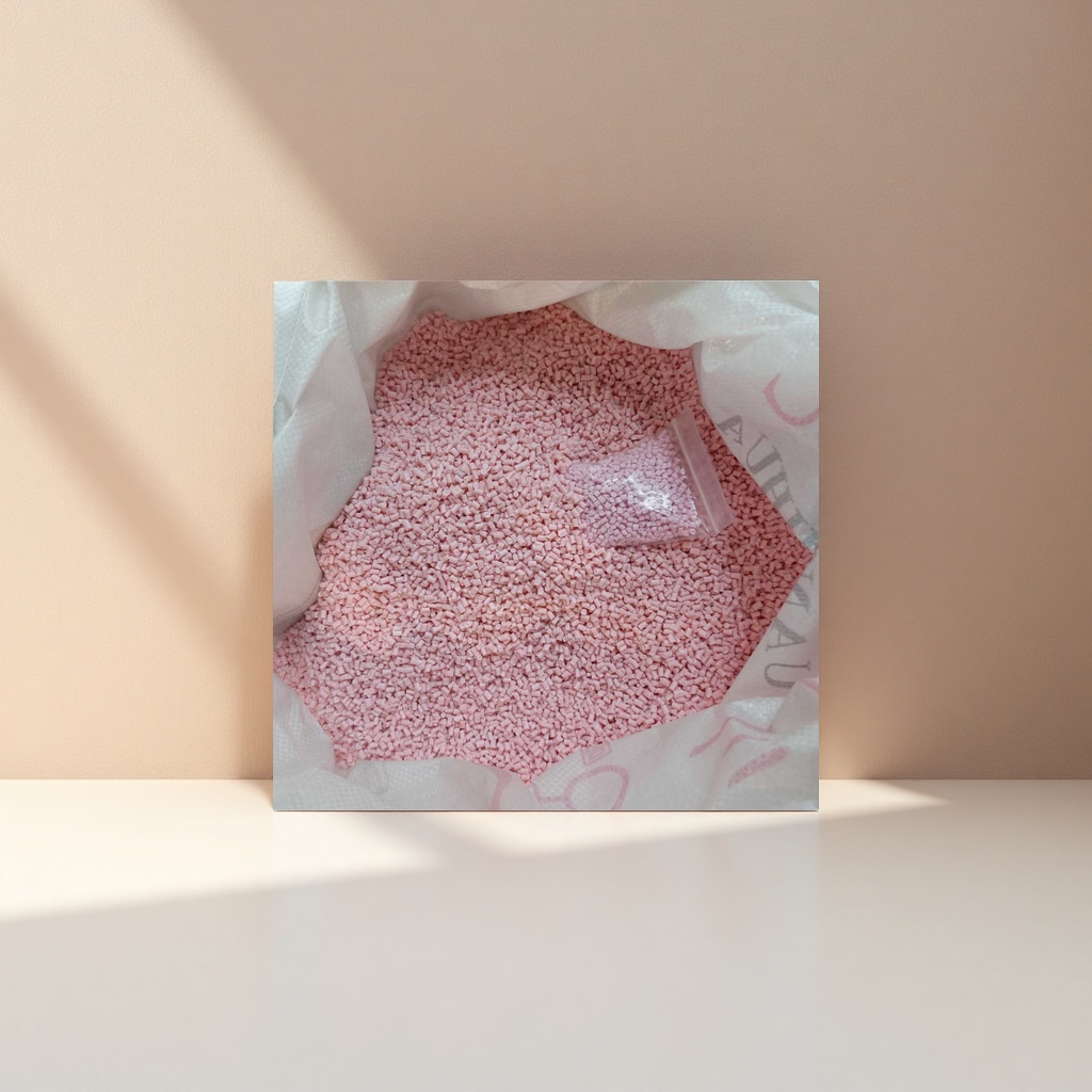 Pink granular plastic raw material PP polypropylene injection molding grade general-purpose type details Picture