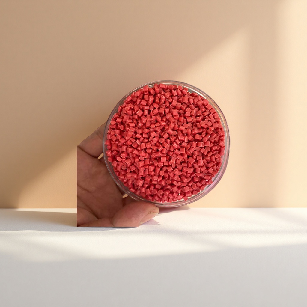 Red granular plastic raw material PP polypropylene general-purpose injection molding grade details Picture