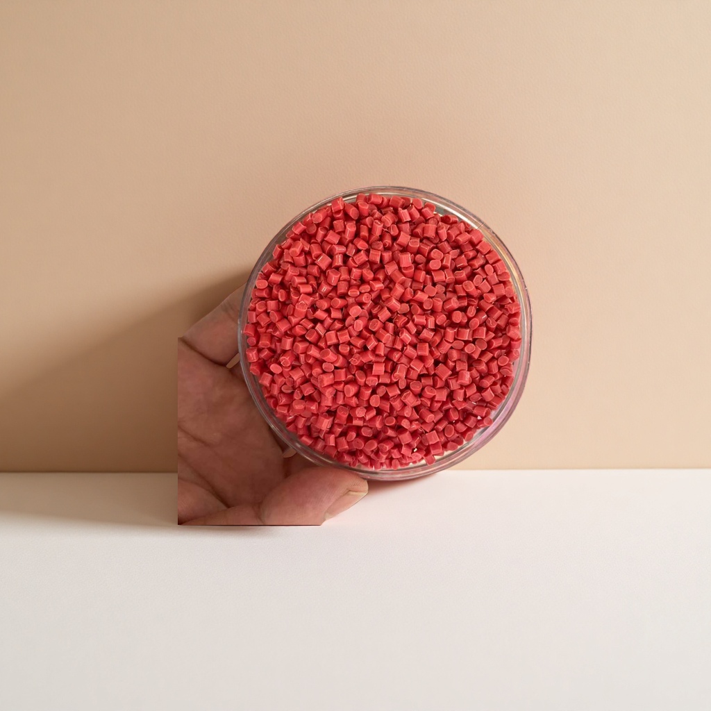 Red granular plastic raw material PP polypropylene is a general-purpose engineering plastic Specification image