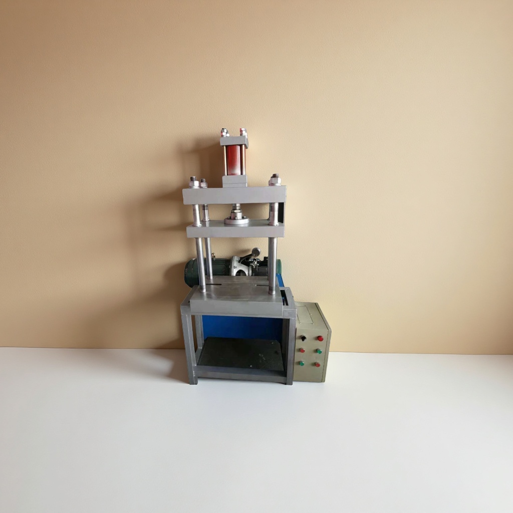 Silver hydraulic press manual jack crimping tool, metal crimping machine, industrial grade Specification image