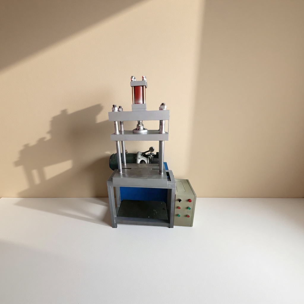 Silver hydraulic press manual jack crimping tool, metal crimping machine, industrial grade Application Scenario