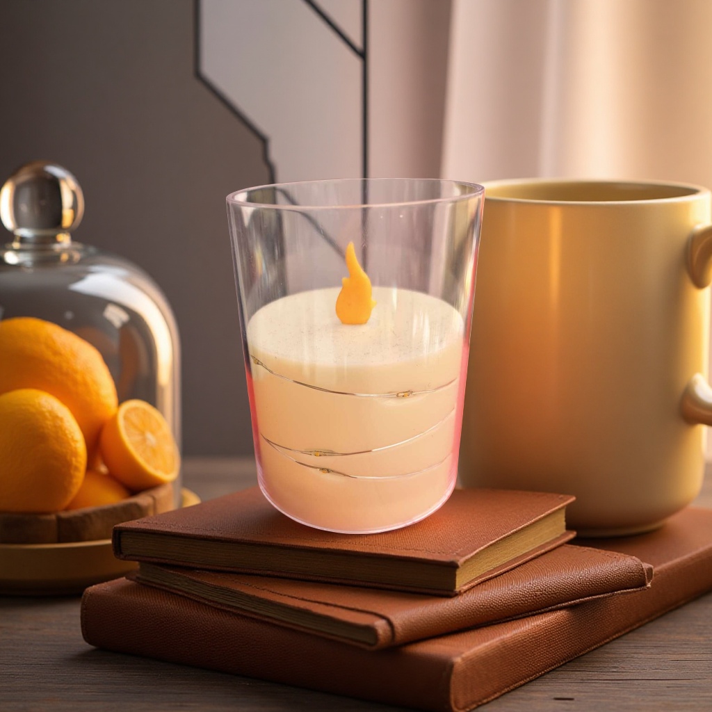 Transparent glass candle set, home aromatherapy candlestick, simple Nordic style Application Scenario