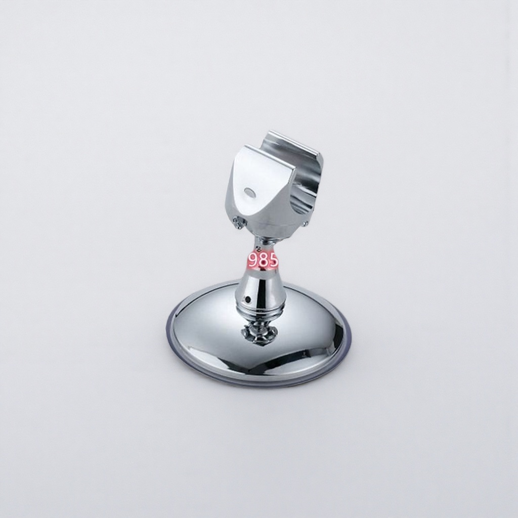 The silver metal suction cup car mobile phone stand can rotate 360 degrees for stable support details Picture