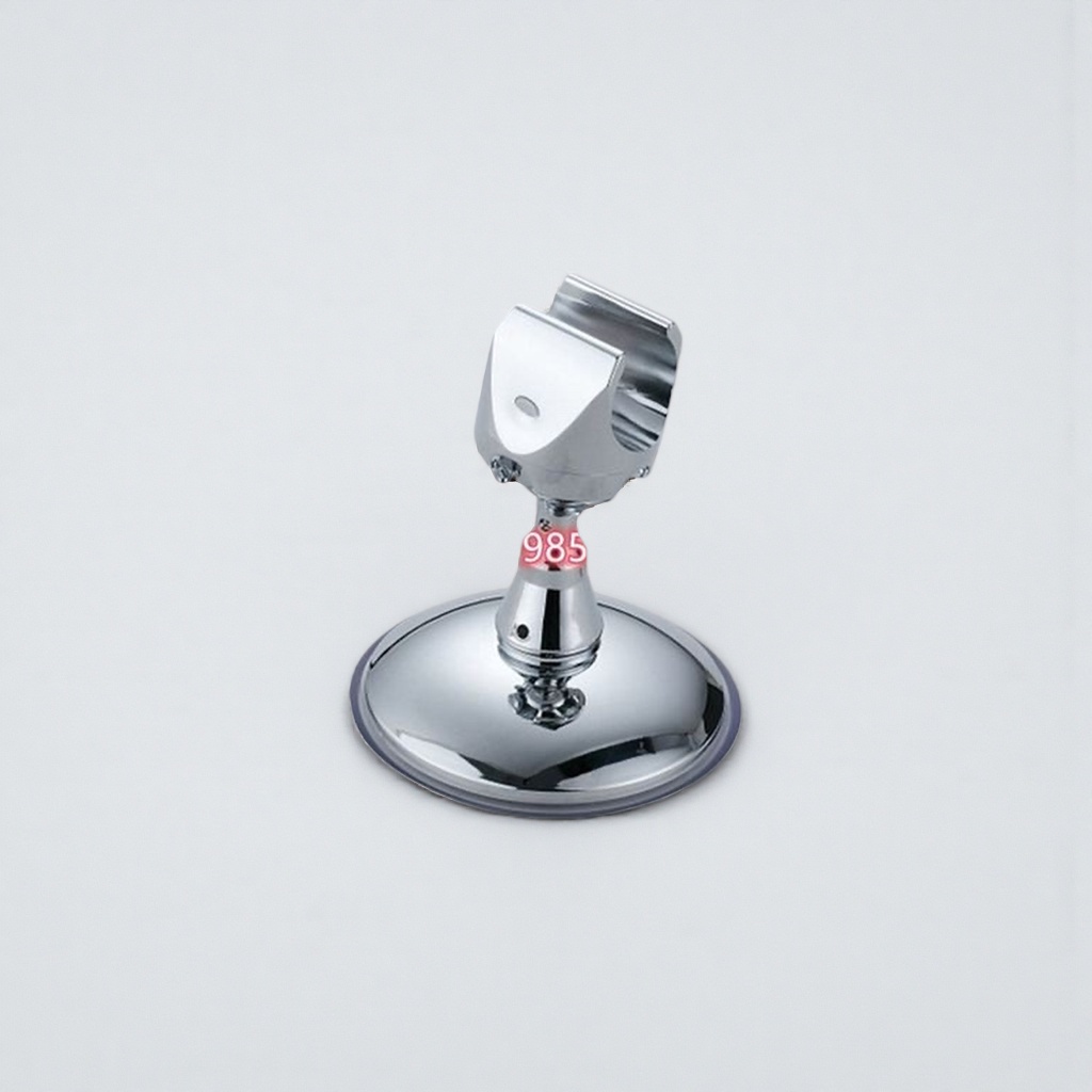 The silver metal suction cup car mobile phone stand can rotate 360 degrees for stable support Specification image