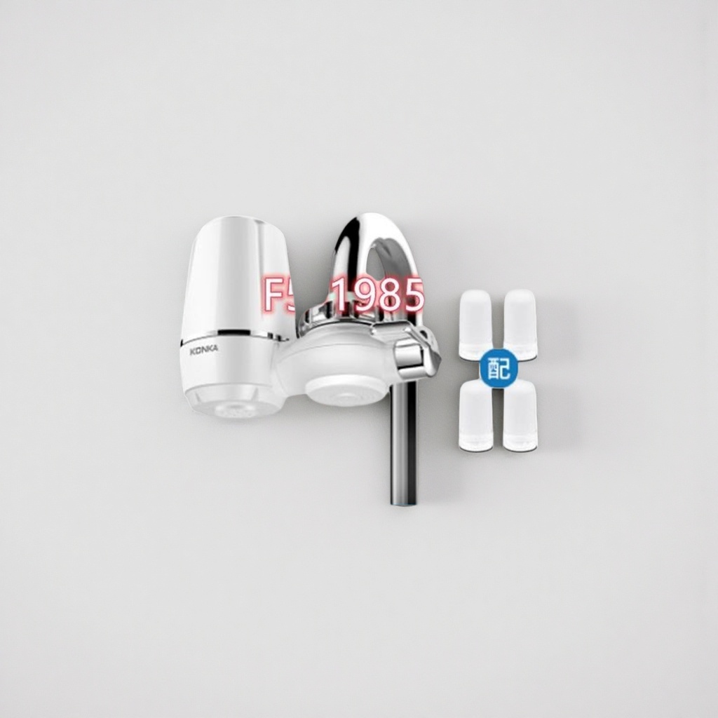 白色立式家用净水器 304不锈钢滤芯 直饮厨房净水设备 Specification image