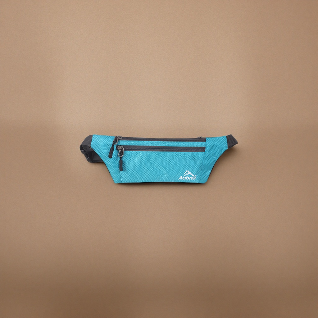The blue mesh sports waist bag is breathable, lightweight and multi-functional for storage, suitable for both men and women Application Scenario