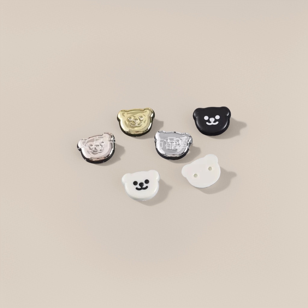 彩色小熊造型纽扣产品图