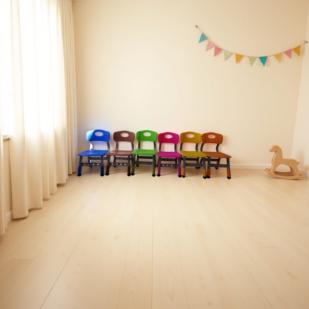 彩色儿童椅 塑料卡通坐具 安全圆角 3-6岁适用