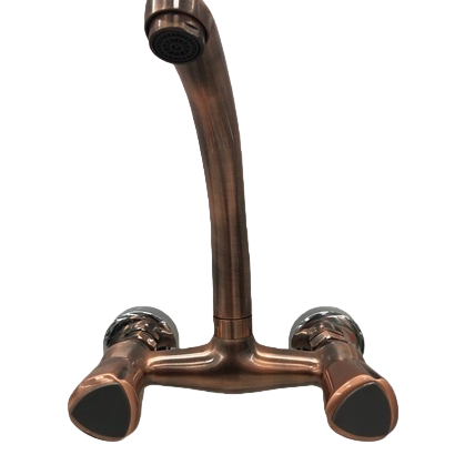 The copper-colored faucet is made of all-copper material and is suitable for kitchens and bathrooms. It is rust-proof and durable Item Picture