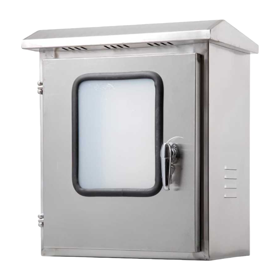 Silver stainless steel household distribution box, 304 material, waterproof and dustproof, suitable for both indoor and outdoor use Item Picture