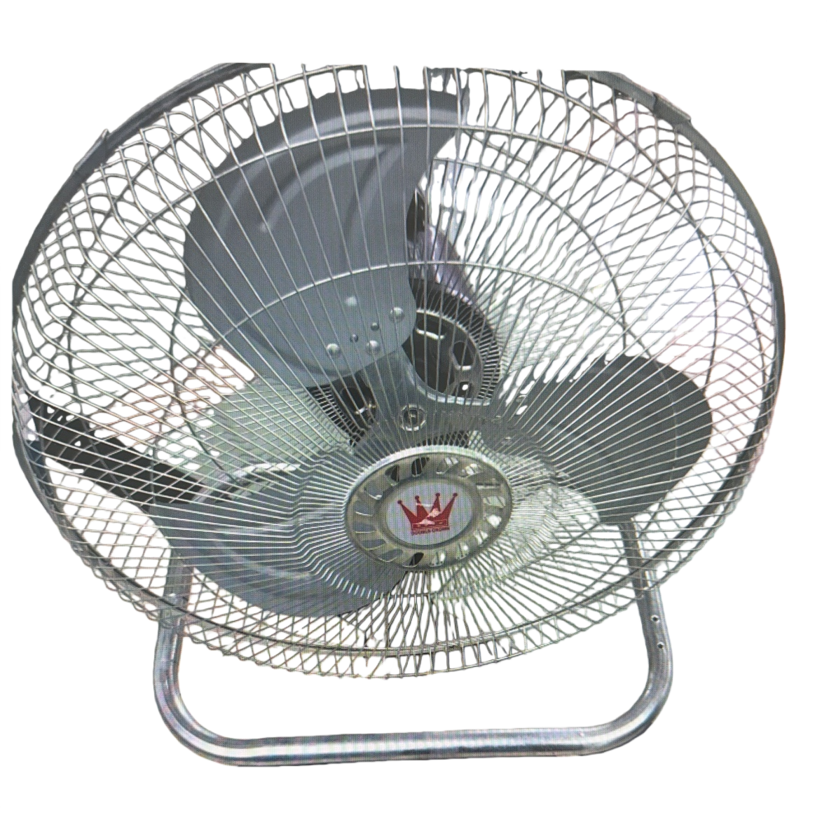 银色金属落地扇家用静音节能大风力可摇头定时 Item Picture