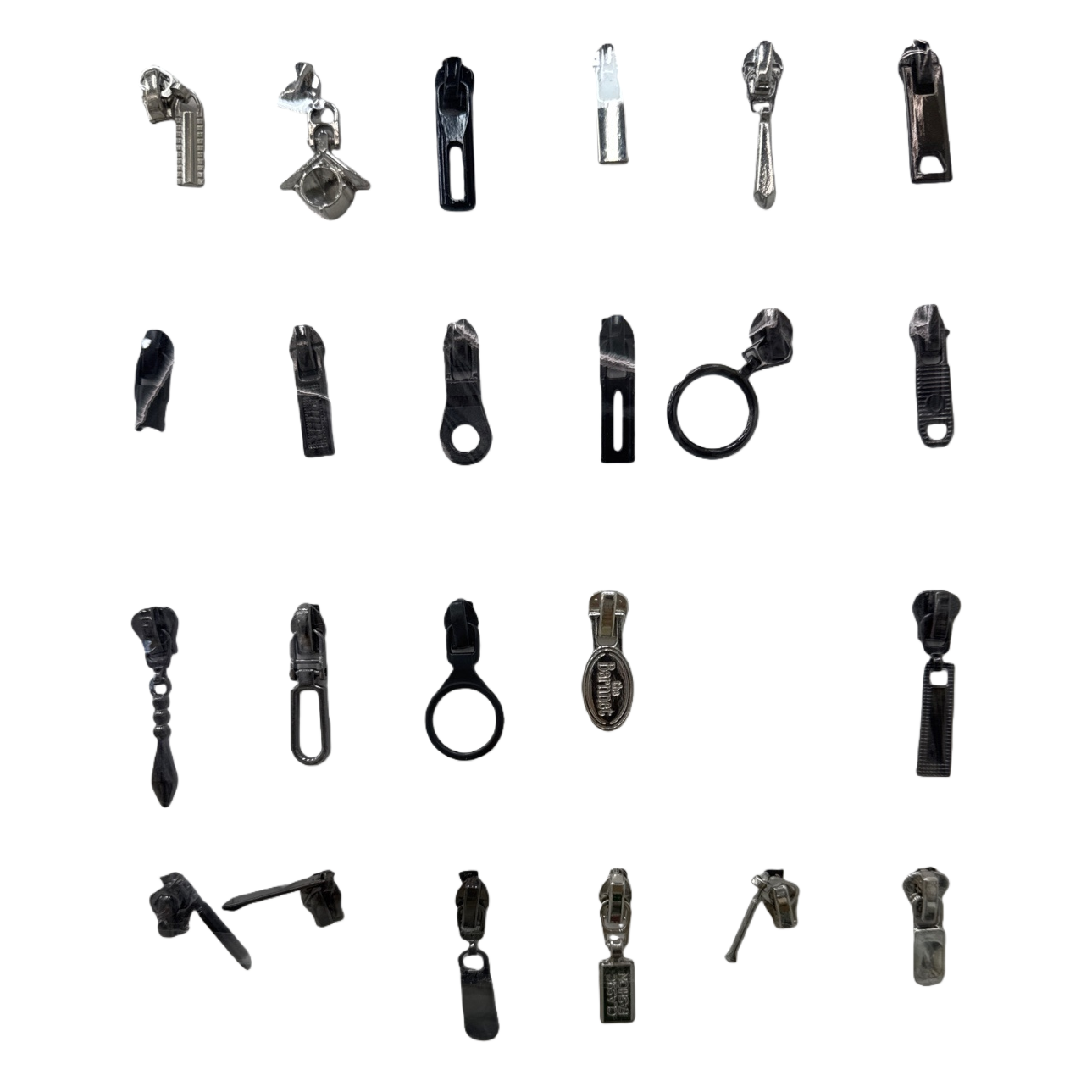 تجمع رأس السحاب المعدني على لوحة بيضاء مزخرفة بعينات من الرأس Item Picture