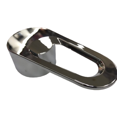 The silver metal faucet handle is compatible with various bathroom faucets. It is smooth, wear-resistant and scratch-resistant Item Picture