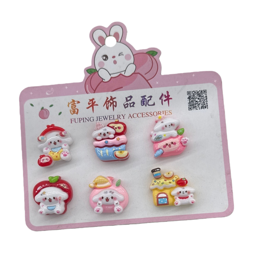 Pink card accessories, handmade DIY decorative materials, creative gift packaging accessories Item Picture