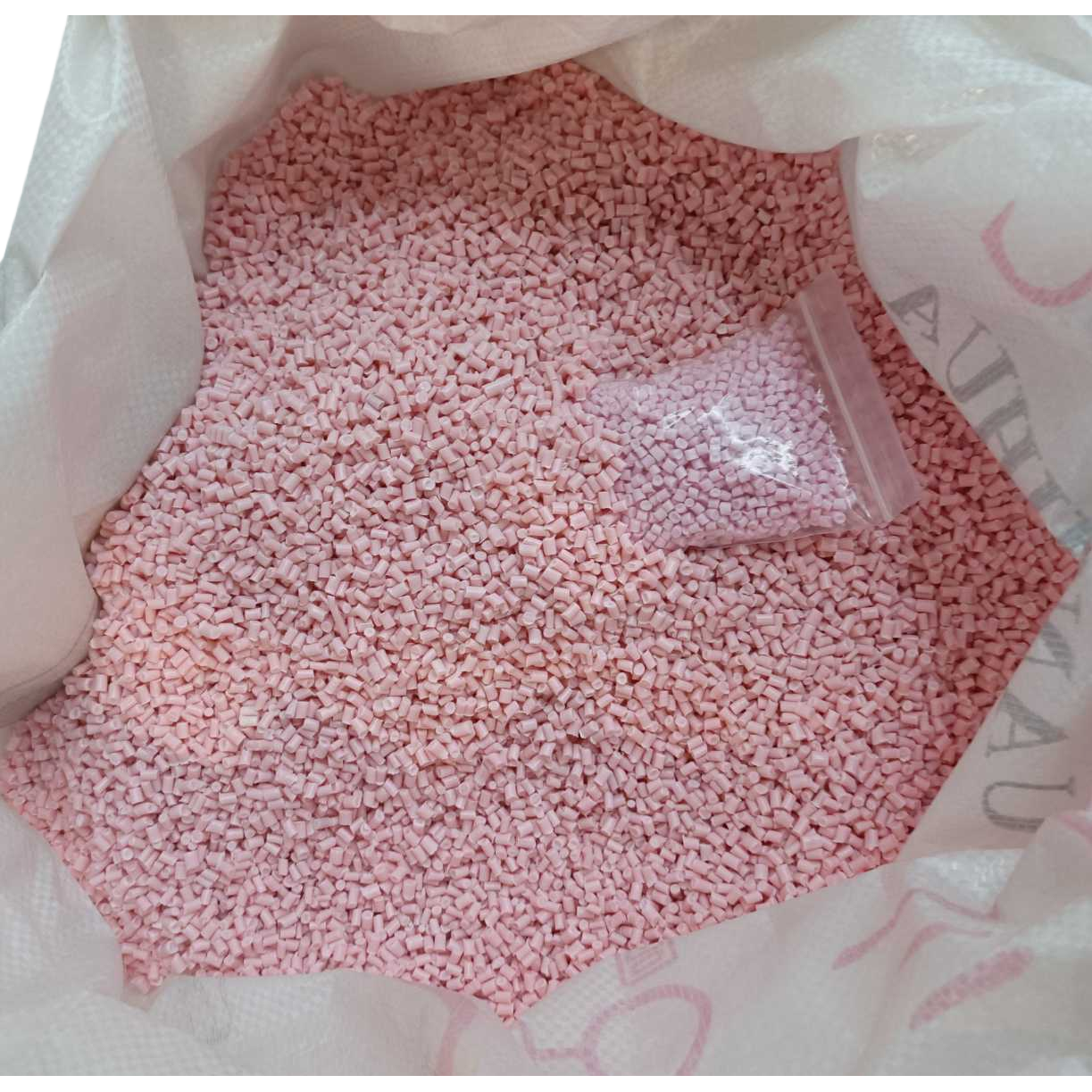 Pink granular plastic raw material PP polypropylene injection molding grade general-purpose type Item Picture