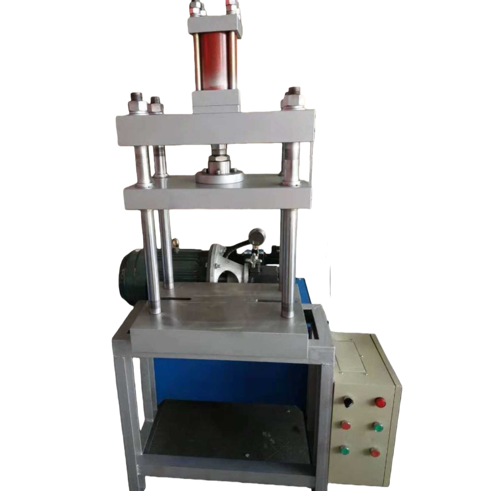 Silver hydraulic press manual jack crimping tool, metal crimping machine, industrial grade Item Picture