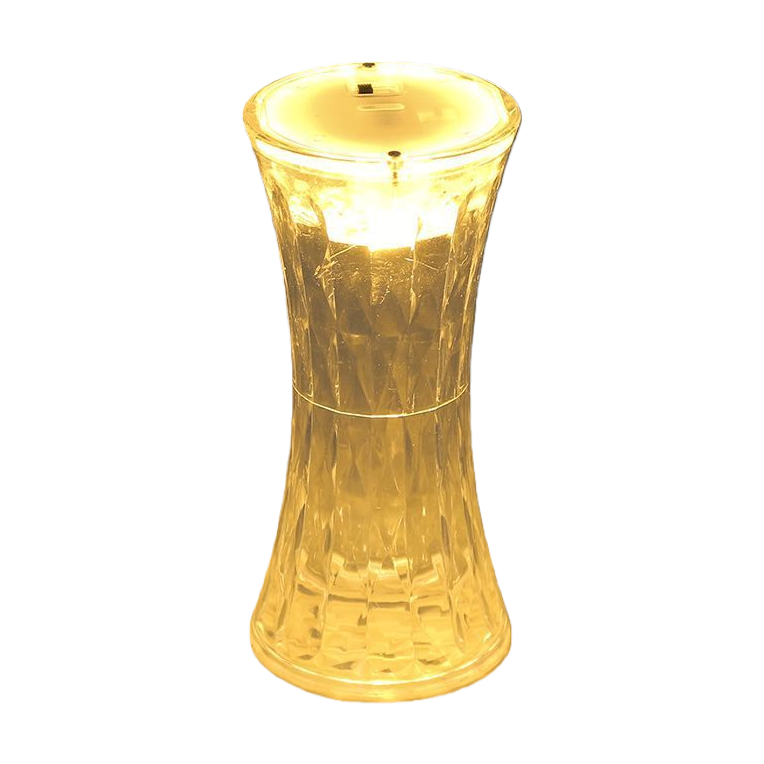 The transparent crystal lampshade paired with the luminous lamp reflects the modern and simple living room chandelier Item Picture