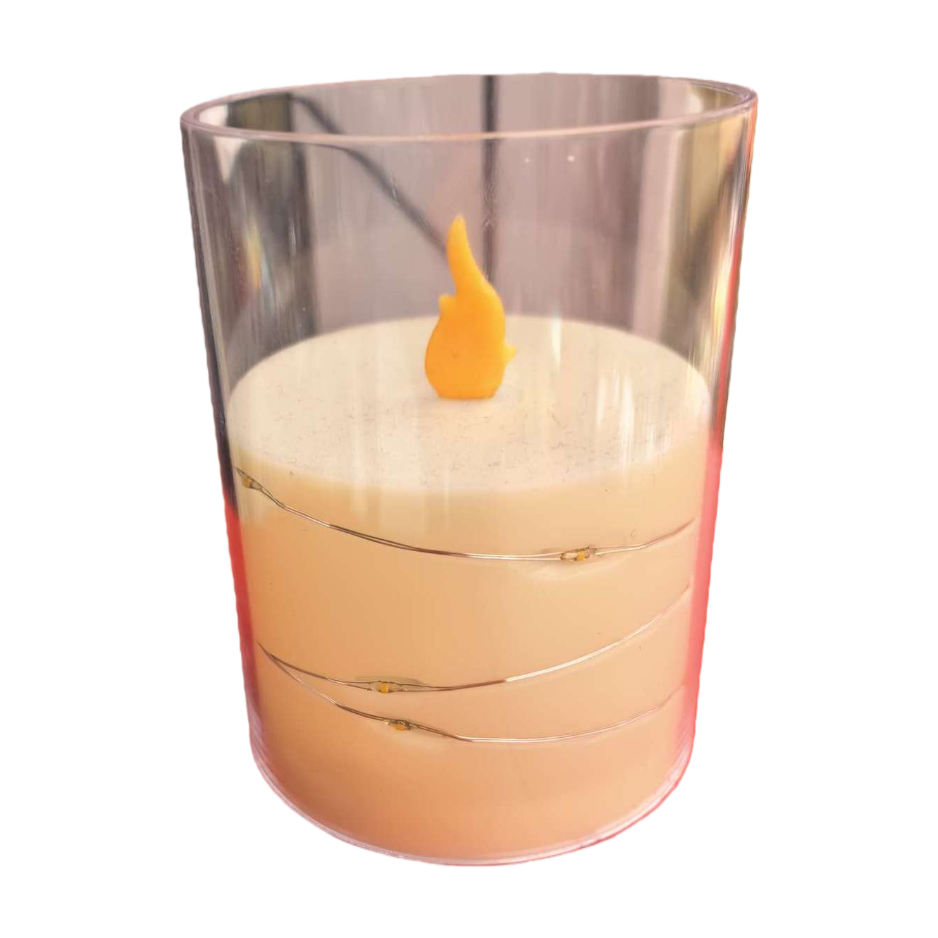 Transparent glass candle set, home aromatherapy candlestick, simple Nordic style Item Picture