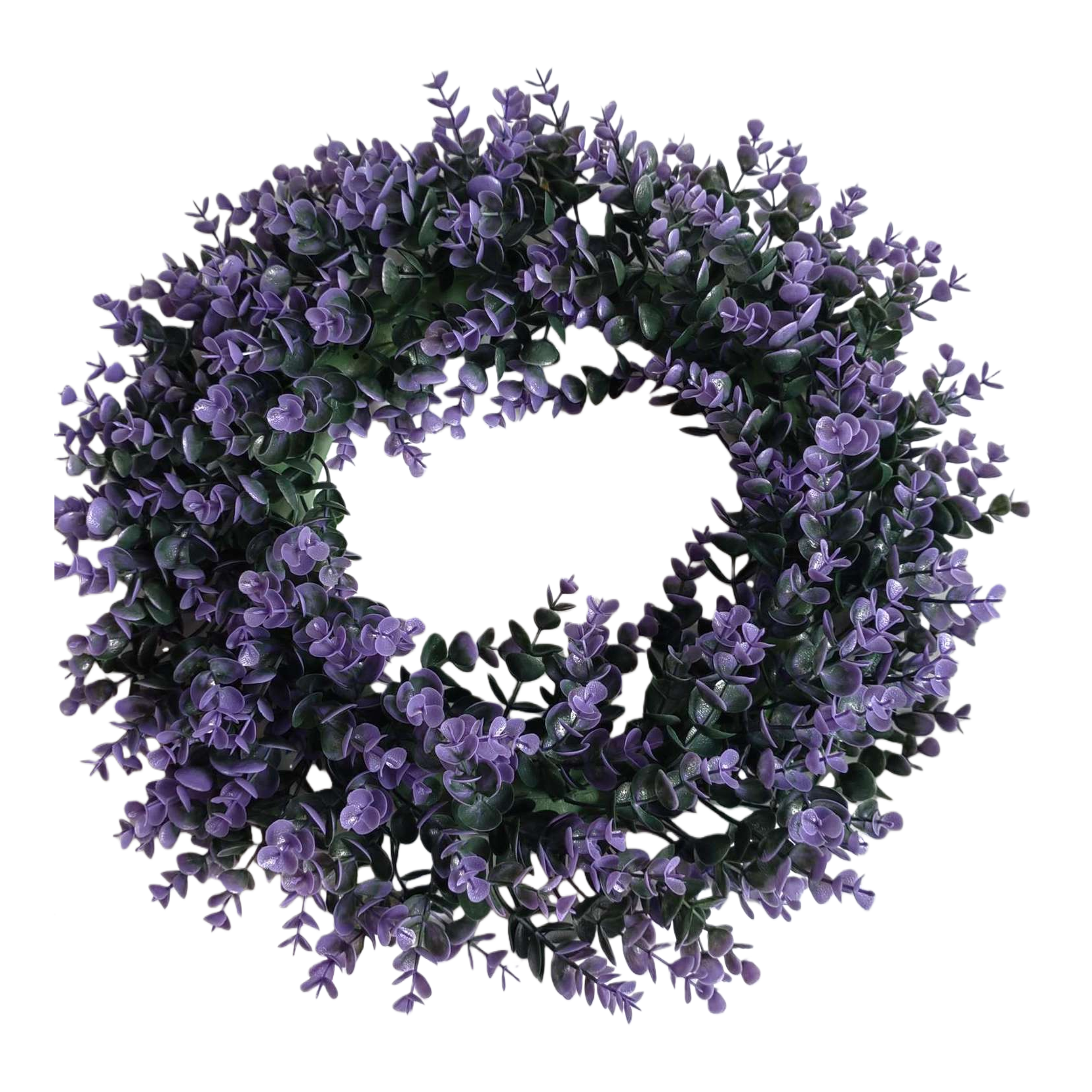 Purple artificial garland simulating asters, rattan woven decorative garland for home decoration Item Picture