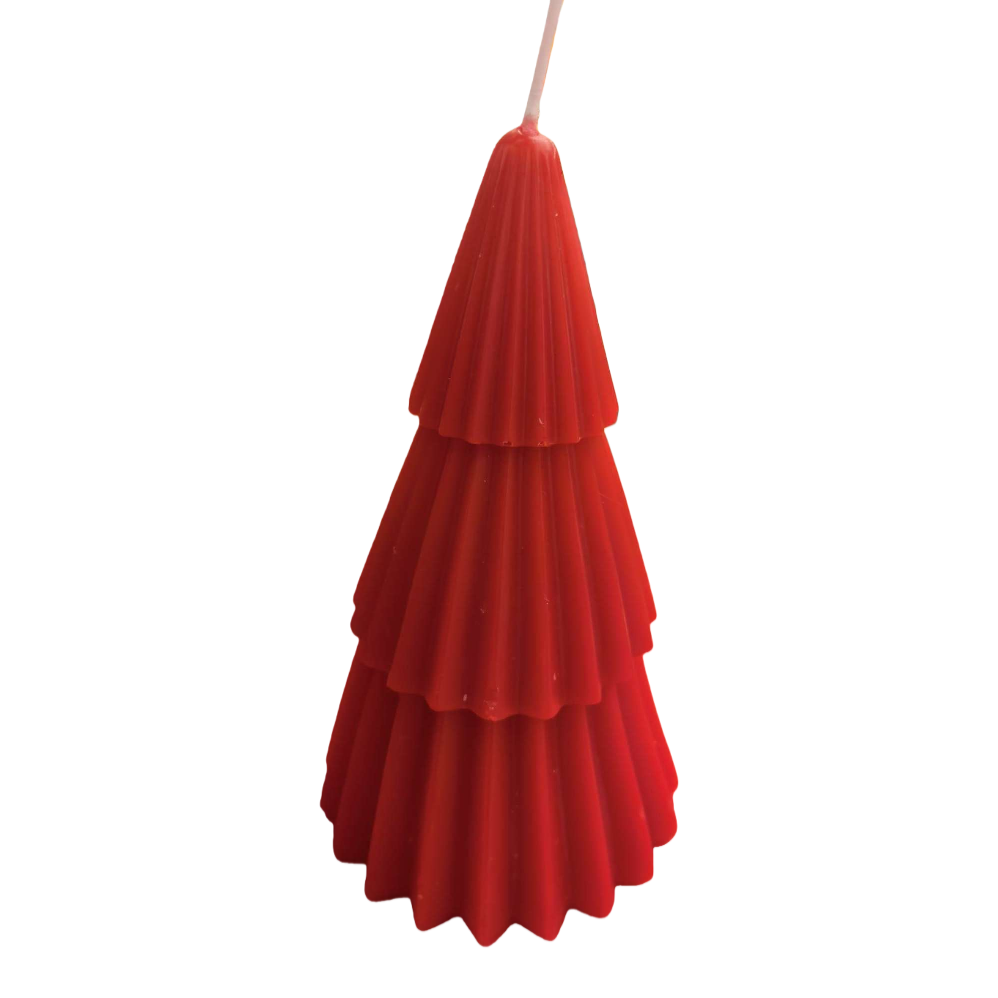 Red Christmas tree-shaped candle festive decoration home aromatherapy ornaments Item Picture