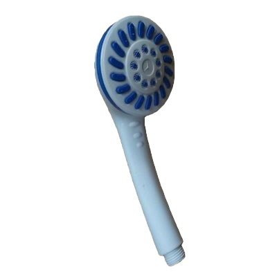 يحافظ على حرارة رأس الدش الأزرق والأبيض Item Picture