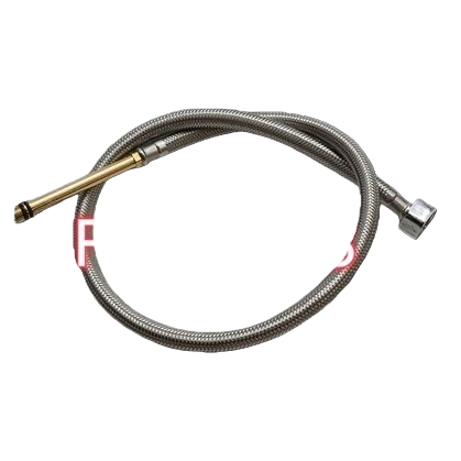 银色金属软管两端带接头耐压防爆可弯曲工业级 Item Picture