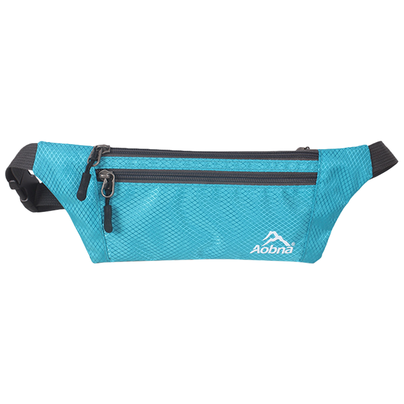 The blue mesh sports waist bag is breathable, lightweight and multi-functional for storage, suitable for both men and women Item Picture