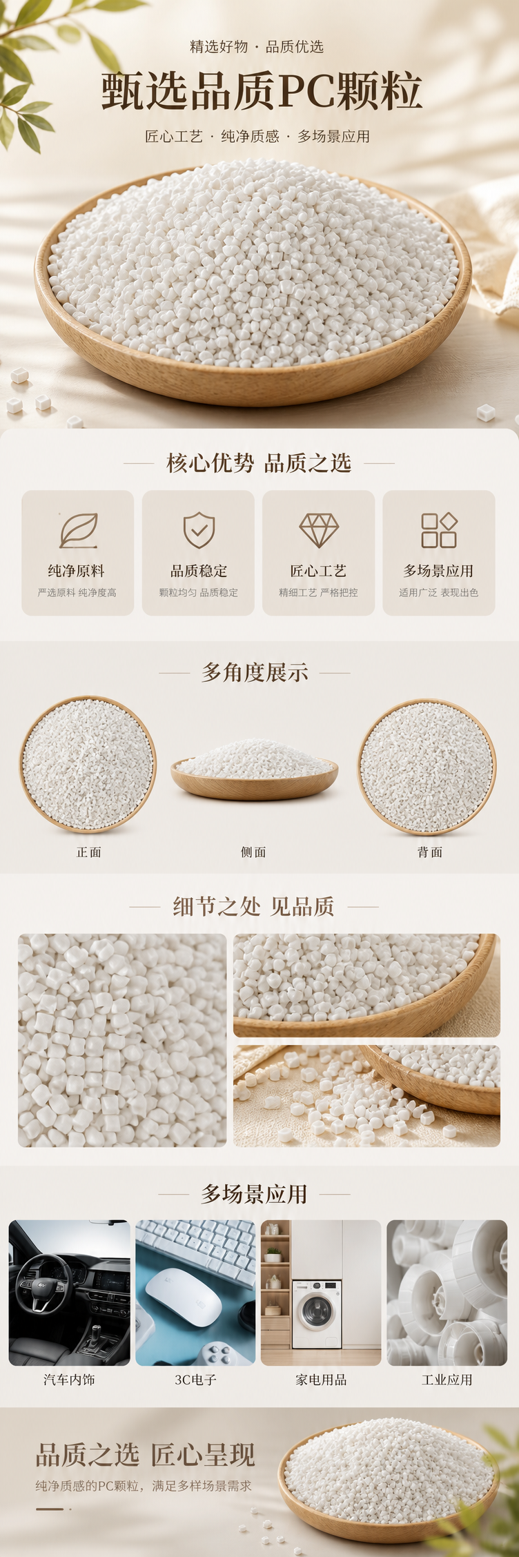 白色颗粒状塑料粒子 工业级PP聚丙烯原料 25kg袋装详情1